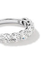 2.00 Carat TW Round Brilliant Laboratory-Grown Diamond Wedding Ring in 14kt White Gold