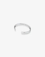 INXS Never Tear Us Apart Cuff Bangle in Recycled Sterling Silver