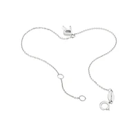 19cm (7.5") N Initial Bracelet in Sterling Silver