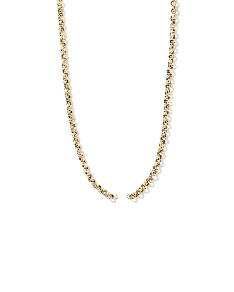 60cm (24") Large Belcher Open Pendant Chain in 10kt Yellow Gold