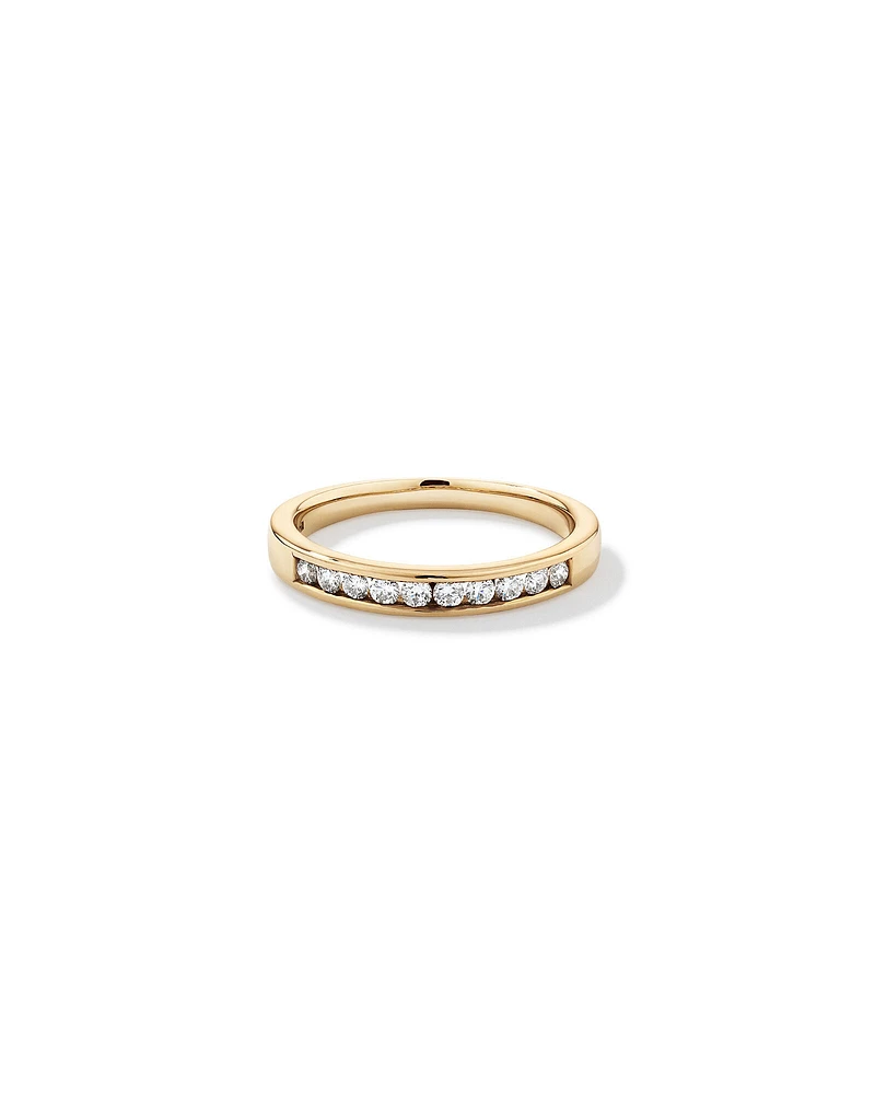 Evermore Wedding Band with 0.25 Carat TW of Diamonds in 18kt Yellow Gold