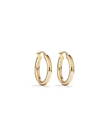 15mm Hoop Earrings in 10kt Yellow Gold