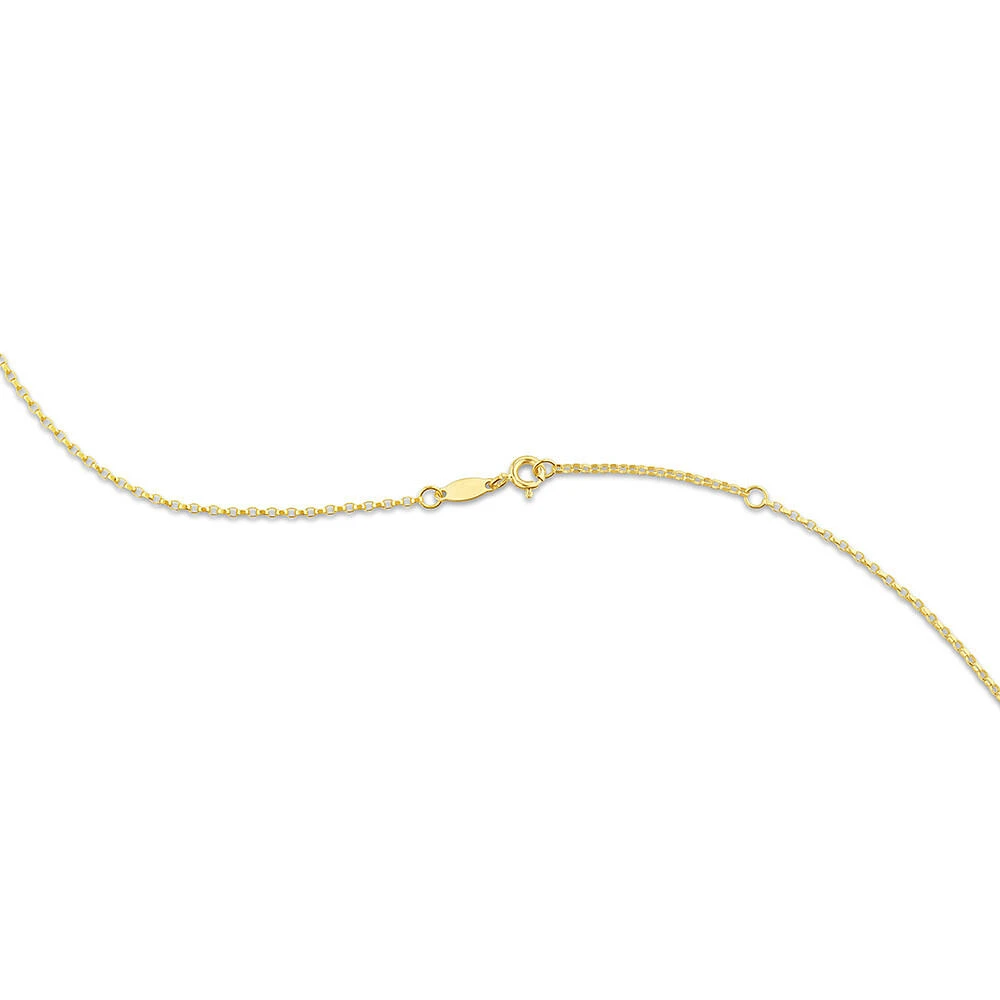 45cm (18") 1mm-1.5mm Width Diamond Cut Belcher Chain in 18kt White Gold