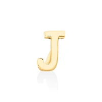 G Initial Single Stud Earring in 10kt Yellow Gold