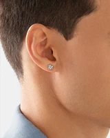 Men’s Stud Earring with 0.12 Carat TW of Diamonds in 10kt Yellow Gold
