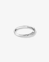 Wedding Ring with 0.10 Carat TW of Diamonds in 14kt White Gold