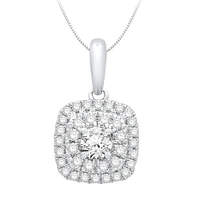 Pendant with 0.34 Carat TW of Diamonds in 10kt White Gold