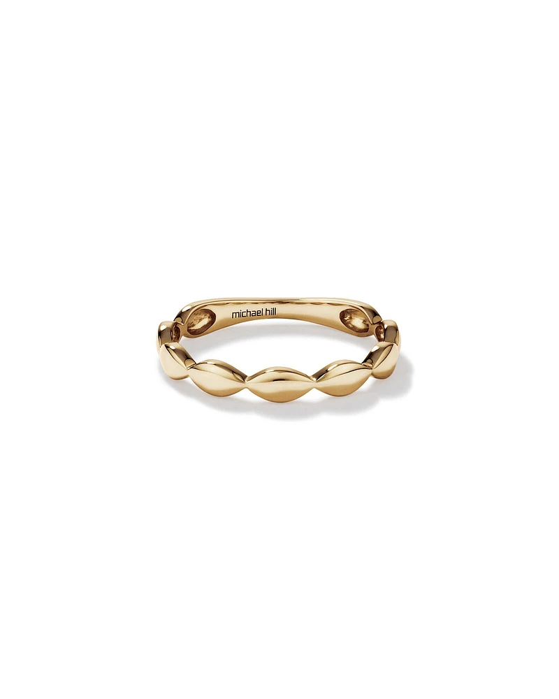 Marquise Stacker Ring in 10kt Yellow Gold