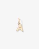 Letter Q Initial Pendant in 10kt Yellow Gold