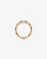 3 Row Bubble Ring with 3.00 Carat TW Diamonds in 14kt Gold