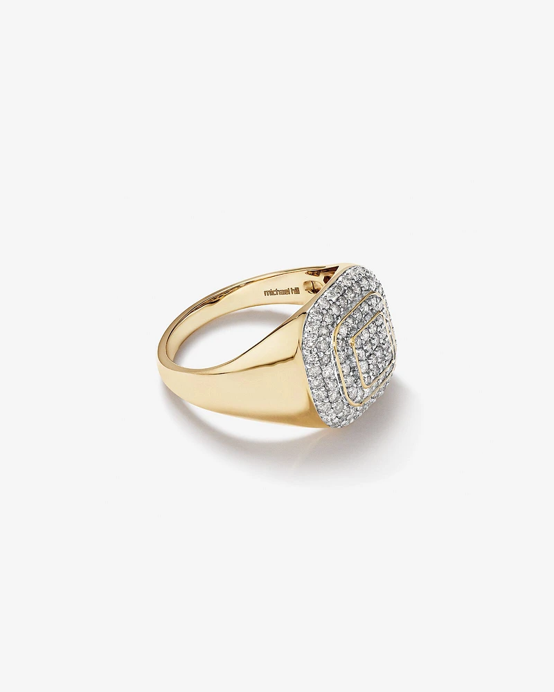 Ring with Carat TW of Diamonds in 10kt Yellow Gold