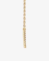 "K" Initial Necklace with 0.10 Carat TW of Diamonds in 10kt Yellow Gold