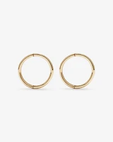 10mm Sleeper Earrings in 10kt Yellow Gold