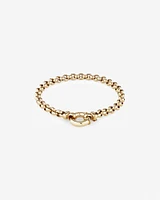 19cm (7.5") 5mm-5.5mm Width Hollow Belcher Bracelet in 10kt Yellow Gold