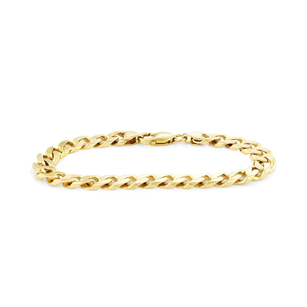 19cm (7.5) 2.5mm-3mm Width Bead Bracelet in 10kt Yellow Gold