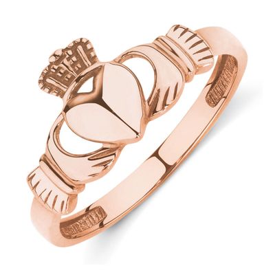 Claddagh Ring 10kt Yellow Gold