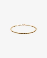 19cm (7.5") 2.5mm-3mm Width Bead Bracelet in 10kt Yellow Gold