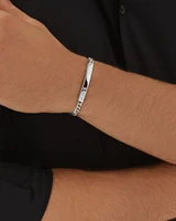 Curb ID Bracelet in Sterling Silver