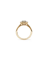 Cluster Ring with 0.62 Carat TW of Diamonds in 14kt Yellow Gold