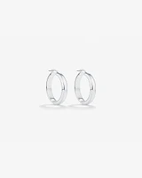 25mm Hoop Earrings in Sterling Silver