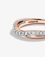 Wedding Ring with 0.25 Carat TW of Diamonds in 14kt Rose Gold