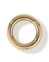 Polished Circle Pendant Connector in 10k Yellow Gold