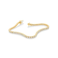 3.28 Carat TW Diamond Tennis Bracelet in 10kt White Gold