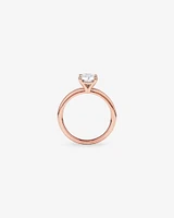 Carat TW Round Brilliant Laboratory-Grown Diamond Solitaire Engagement Ring in 14kt Gold