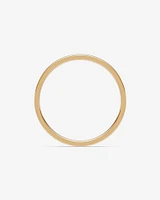 Half Round Wedding Band 10kt Yellow Gold