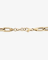 21cm (8.5") Hollow Oval Paperclip Bracelet in 10kt Yellow Gold