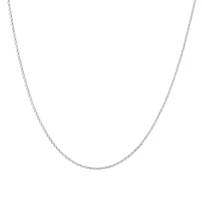 50cm (20") 1mm-1.5mm Width Diamond Cut Belcher Chain 18kt Yellow Gold