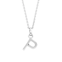 "Z" Initial Pendant in Sterling Silver