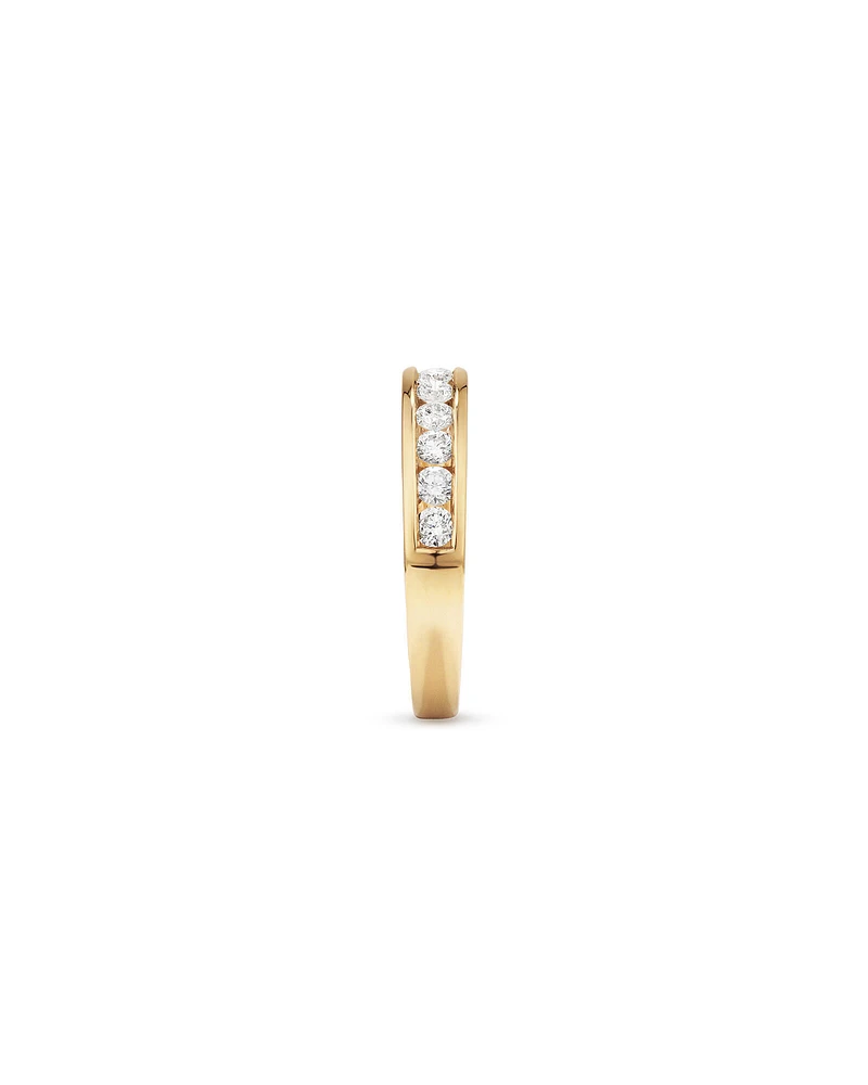 Wedding Ring with 0.50 Carat TW of Diamonds in 18kt Yellow Gold