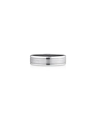 Men's Wedding Band in 10kt White Gold