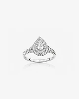 Bridal Set with 1 Carat TW of Diamonds in 14kt White Gold