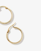 15mm Hoop Earrings in 10kt Yellow Gold