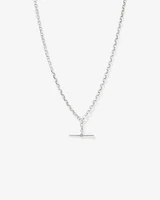 45cm (18") 4.5mm-5mm Width Belcher Fob Chain in Sterling Silver