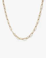 Diamond Cut Oval Twist Link Chain in 10kt Yellow Gold