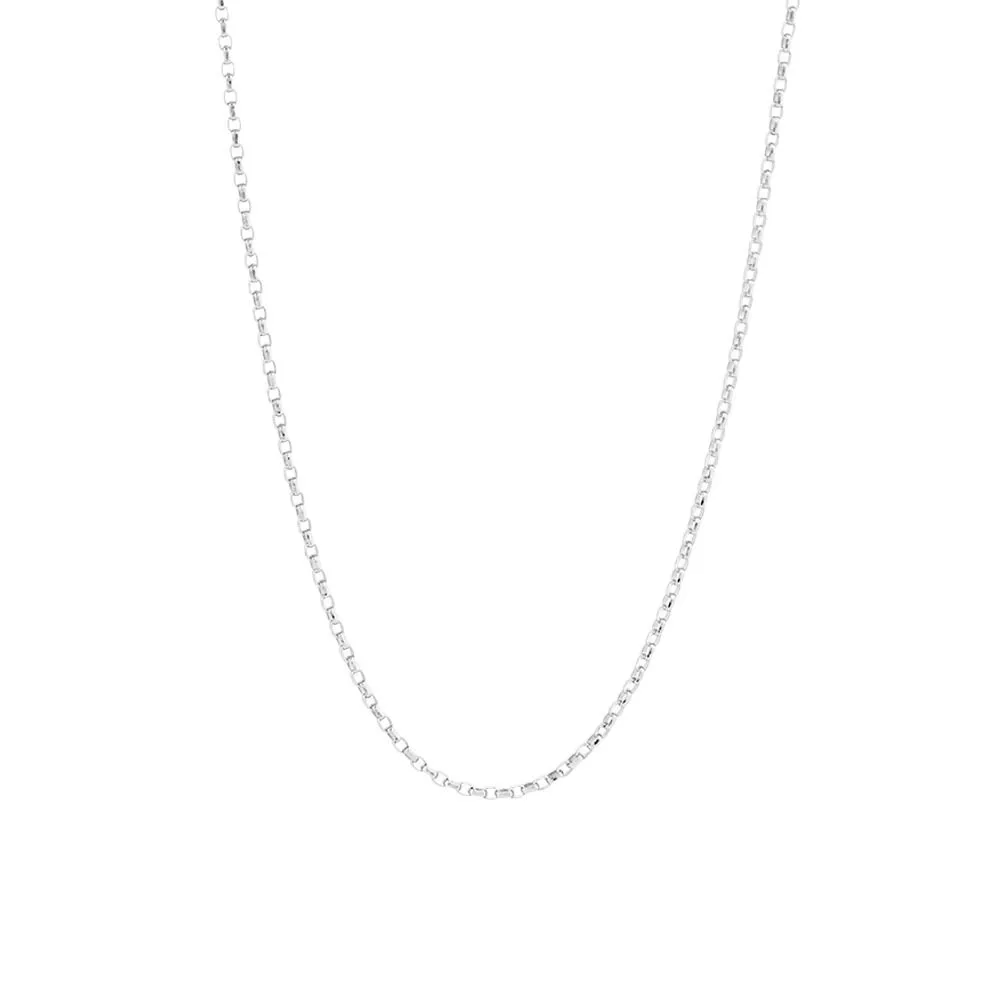 Michael Hill 50cm (20) 1mm Width Diamond Cut Belcher Chain in