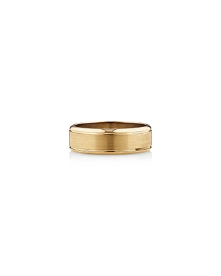 Men's Wedding Band in 10kt Yellow Gold