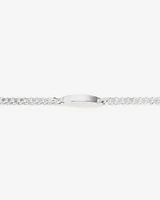 21cm (8.5") Identity Bracelet in Sterling Silver