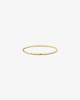 65mm (2.5") 2.5mm Width Solid Oval Bangle in 10kt Yellow Gold