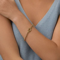 19cm (7.5") 5mm-5.5mm Width Hollow Belcher Bracelet in 10kt Yellow Gold