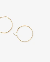 45mm Hoop Earrings in 10kt Yellow Gold