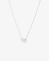 45cm (18") Triple Pendant Necklace in Sterling Silver