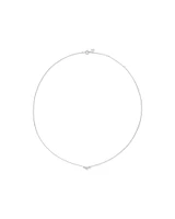 Necklace with 0.25 Carat TW Diamonds in 18kt White Gold