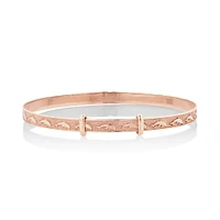 Expandable Baby Bangle in 10kt Yellow Gold