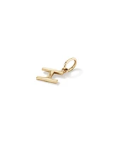 Letter Q Initial Pendant in 10kt Yellow Gold