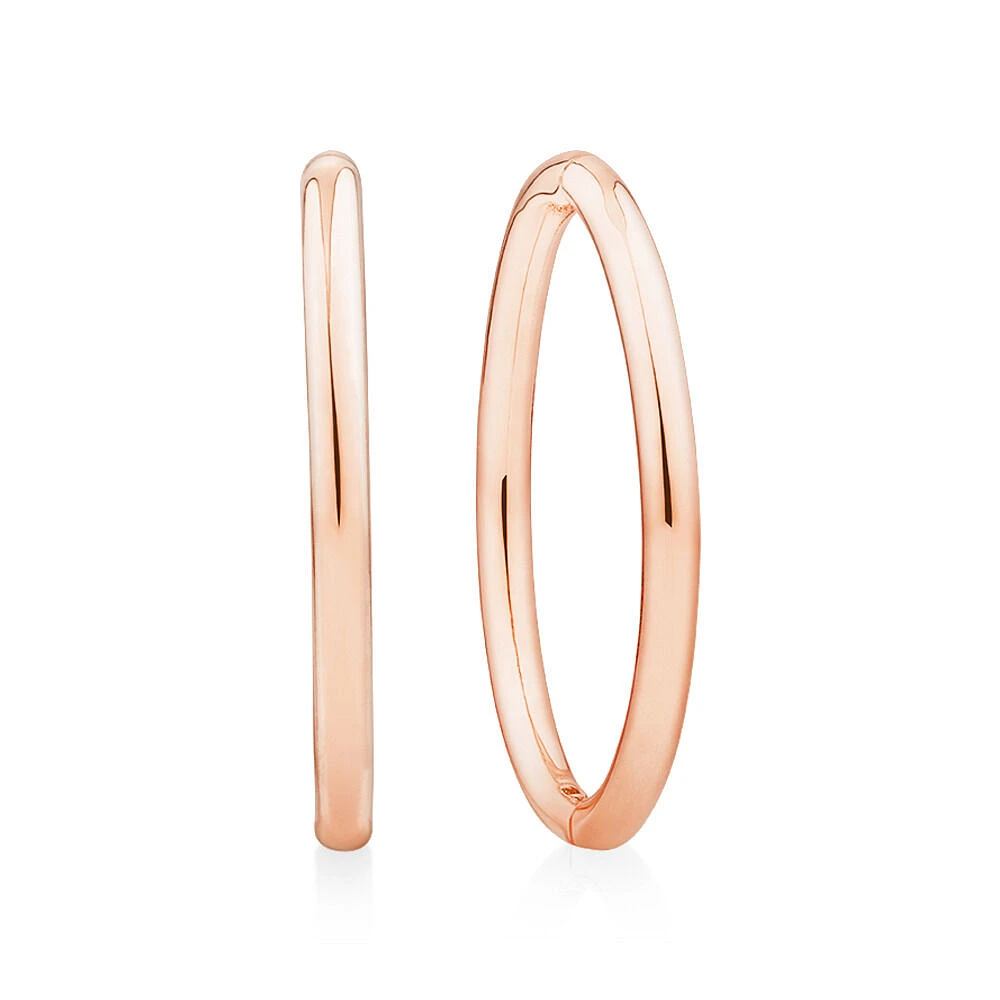 12mm Sleepers in 10kt Rose Gold