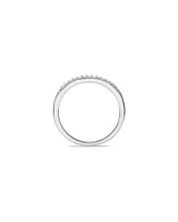 Wedding Ring with 0.10 Carat TW of Diamonds in 14kt White Gold